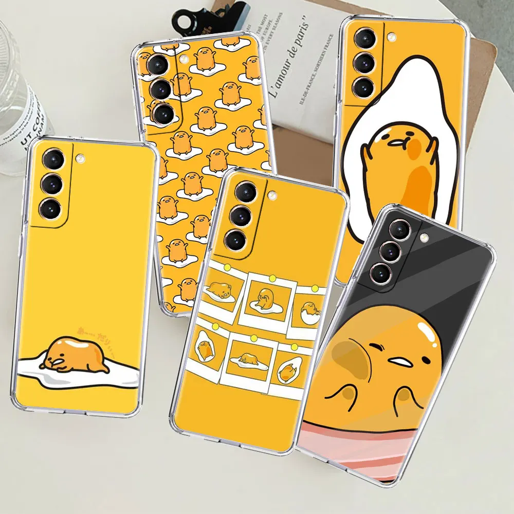 

Clear Case For Samsung Galaxy S22 S20 FE S21 S10 S9 Plus Note 20 Ultra 10 Lite Transparent Phone Shell Gudetama