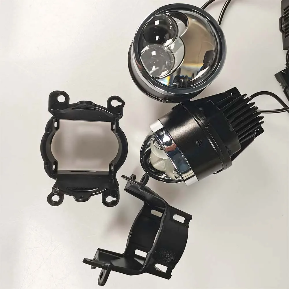 

Carolyn 2 шт. 2 лазерные светодиодные 3-цветные линзы противотуманные фары Canbus автомобильные фары с проектором автомобильные светодиодные лампы для Honda для Toyota