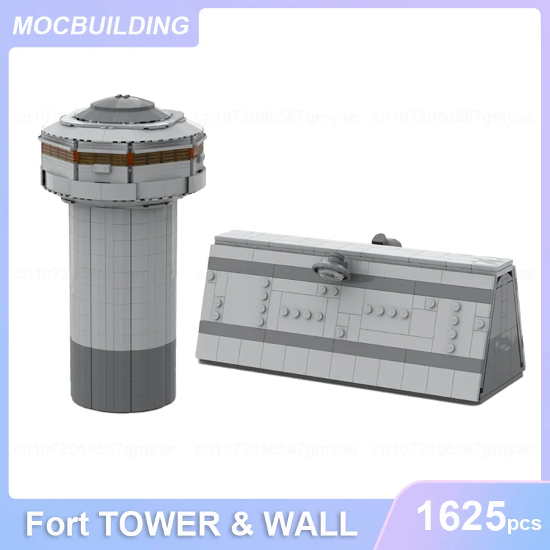 

Fort WALL & TOWER Model MOC Building Blocks DIY Assemble Bricks Architecture Educational Creative Children Toys Kids Xmas Gifts