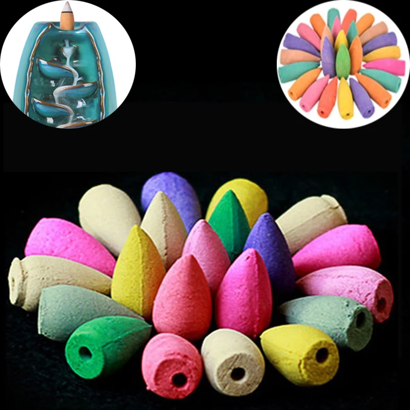 

25pcs/50pcs Incense Cones Use For Backflow Incense Burner Anti-Odour Cone Incense Scent