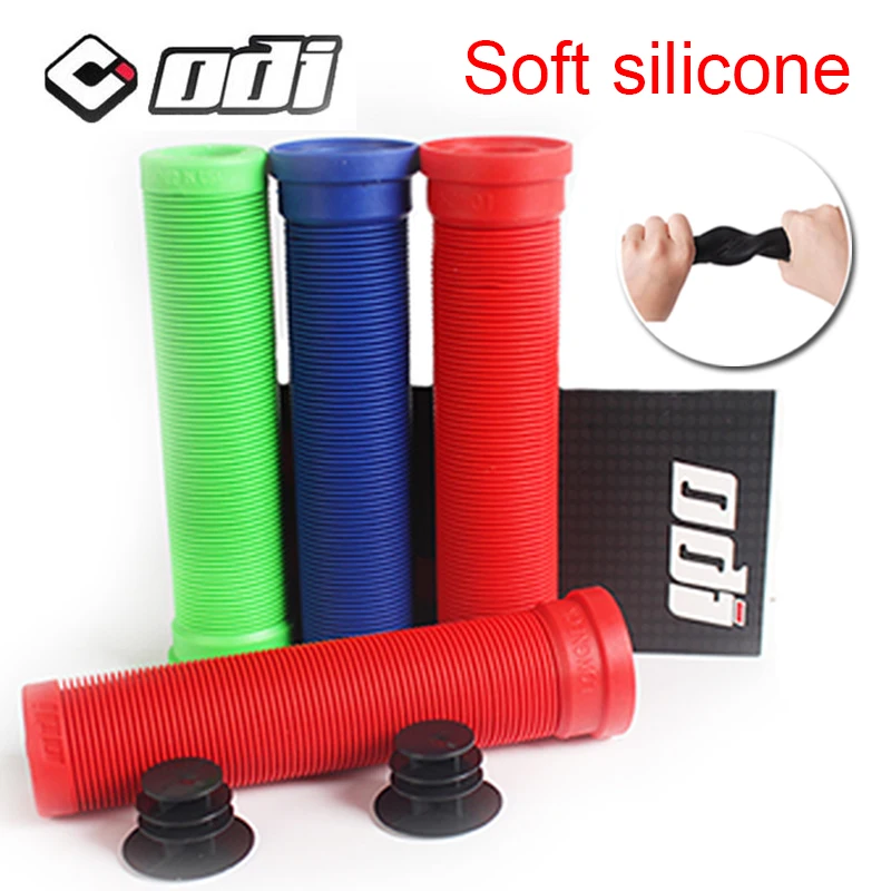 

ODI bicycle Handlebar grip MTB Silicone Anti-skid bike bar Grip Cover 130MM For Road Mountain Folding Blance Cycling Accessories