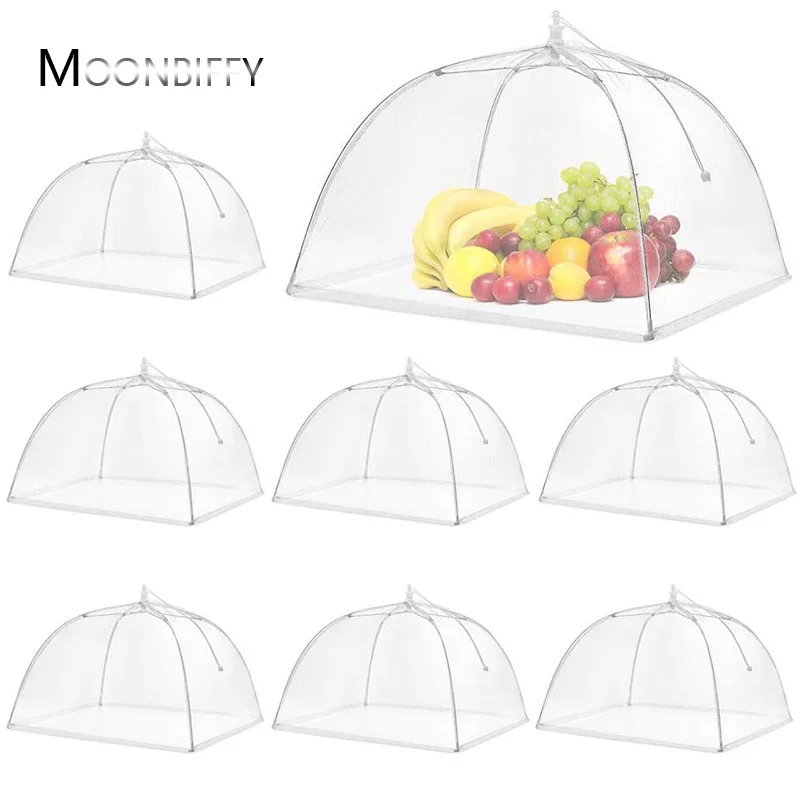 Picnic Barbecue Party Anti Mosquito Fly Cover Portable Lace Table Food Covers Kitchen Gadgets