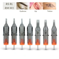 tattoo needle maquina para tatuar cartridge needles tattoo machine rl rs disposable sterilized safety permanent makeup supplies