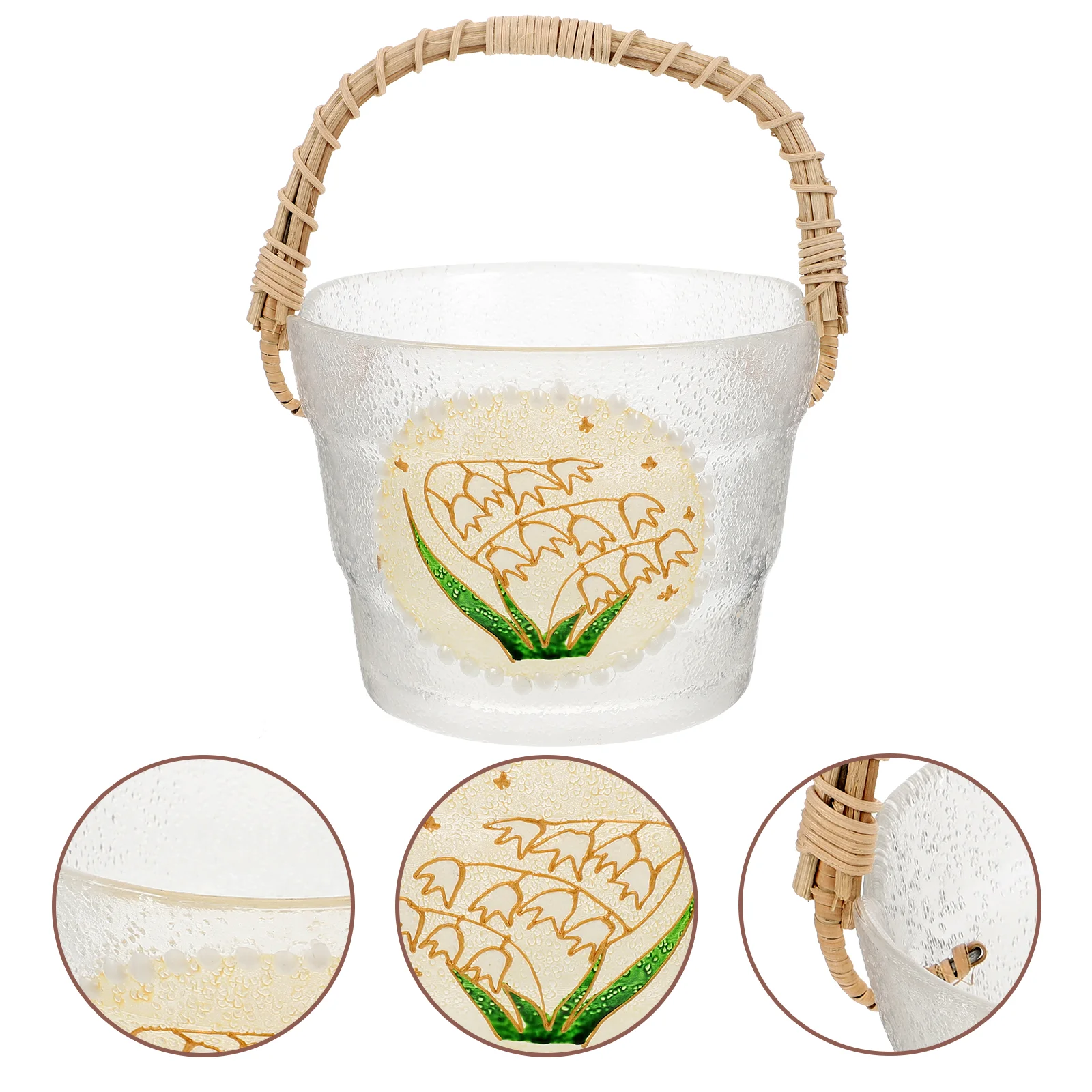 

Bucket Ice Tub Fruit Cooler Beverage Beer Basket Holder Cube Chiller Champagne Snack Flower Drink Bottle Rustic Galvanized Vase