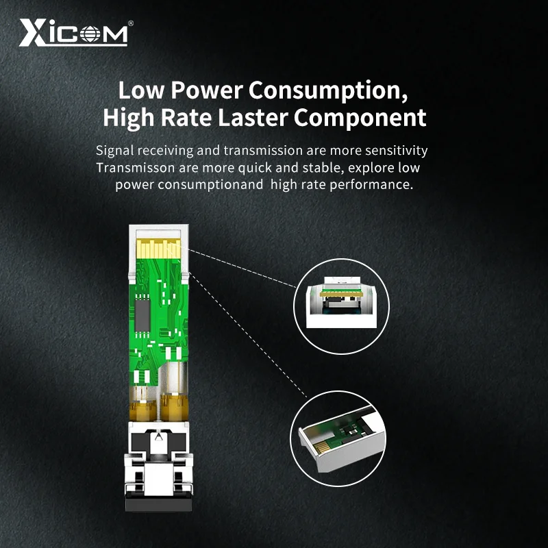 Одномодовый одноволоконный соединитель LC Simplex 1 25 ГГц 20 км с модулем SFP 1310 нм/нм