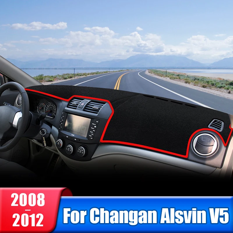 

Car Dashboard Cover For Changan Alsvin V5 2009 2010 2011 2012 Instrument Desk Sun Shade Non-slip Pad Accessories