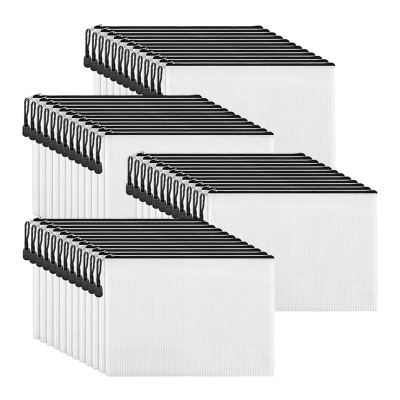 

Сумка на молнии для документов, водонепроницаемая сетчатая сумочка для документов, школьные и офисные принадлежности, дорожные принадлежности, Размер A4