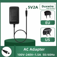 duxwire 5v2a power adapter applicable to monitor security router bluetooth speaker charger eu us
