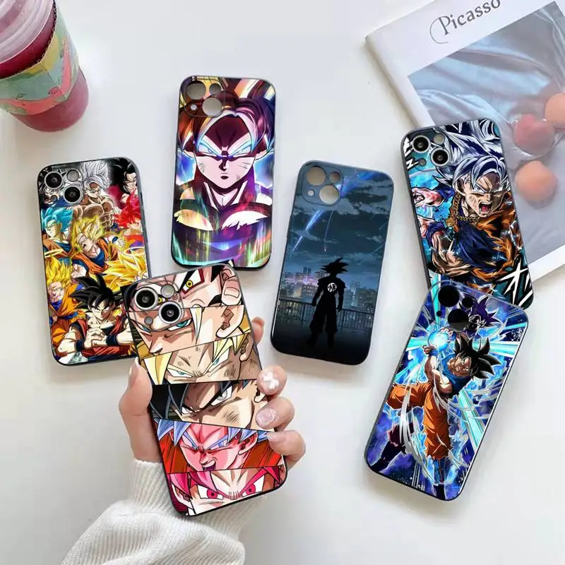 

Dragon Ball Son Anime goku Phone Case For iphone 14 Plus 13 12 Mini 11 Pro XS Max X XR Cover