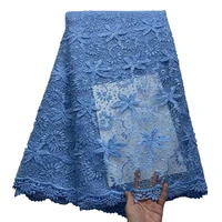 ni ai latest african lace fabric 2022 high quality lace nigerian sequin lace fabric french tulle lace fabric wedding party ly516