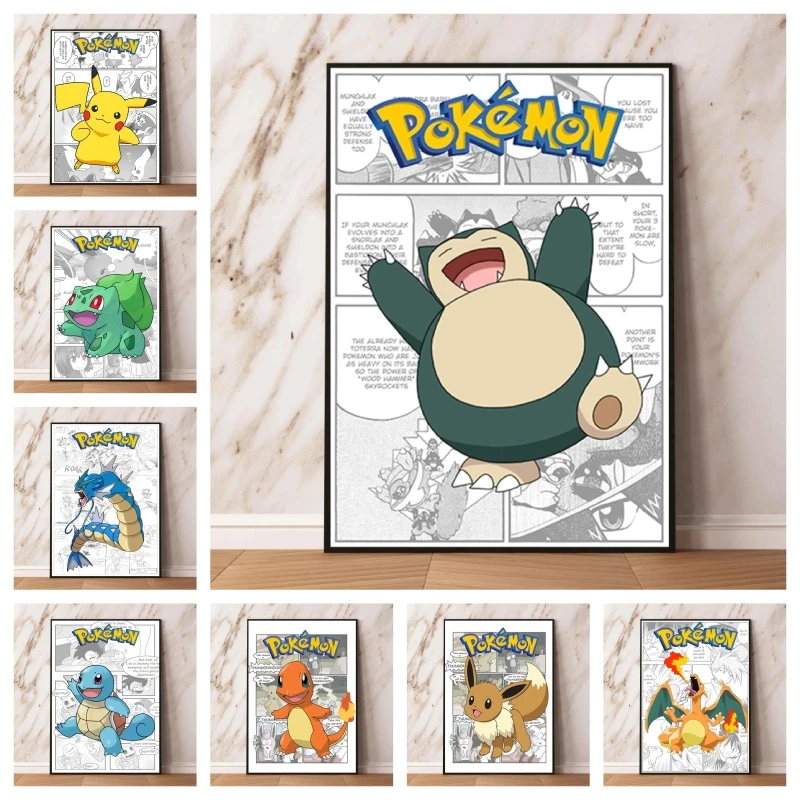 

Anime Posters Pokemon Empoleon Modern Living Room Wall Decoration Hanging Cartoon Character Picture Birthday Gifts