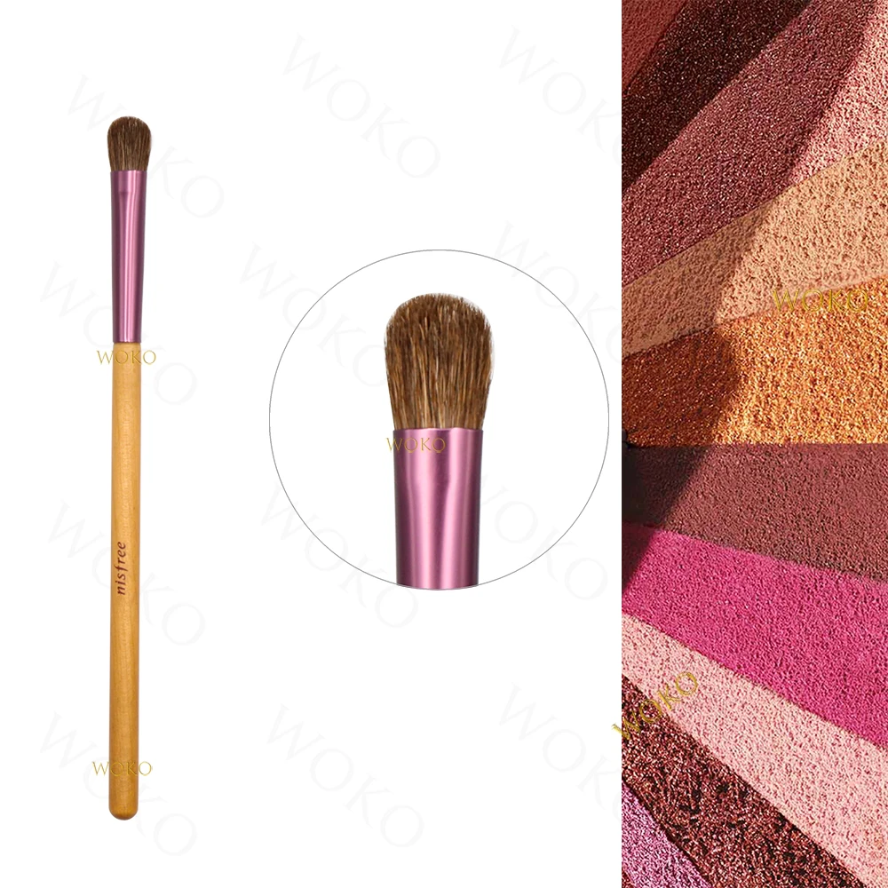 

Makeup Eyeshadow Brushes Korean Makeup Eyeshadow Medium EyeShadow Brush Natural Eyeshadow Brush Soft Horse Hair Eye Make Up Tool