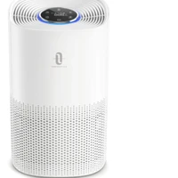 hepa air purifier for home with air quality sensor auto mode timer 4 displaying colors