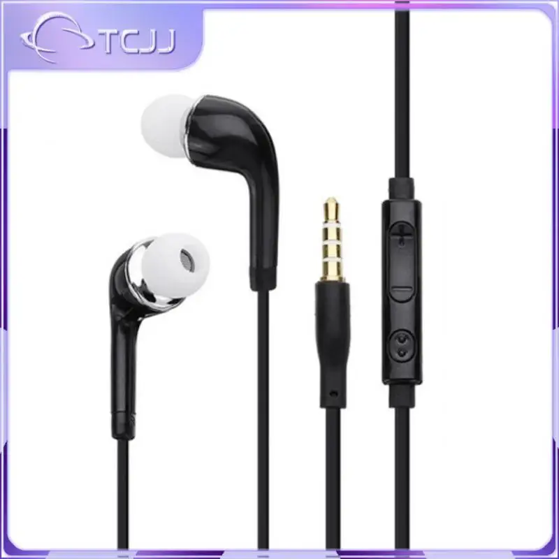 

Удобная Проводная гарнитура 3,5 мм, проводные наушники-вкладыши 3,5 мм, проводные наушники с микрофоном для Samsung мобильный телефон, ПК, гарниту...