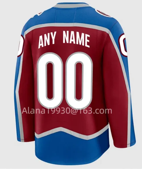Джерси нового стиля на заказ 2025 года трикотажные изделия Nathan MacKinnon Cale Makar Mikko Rantanen