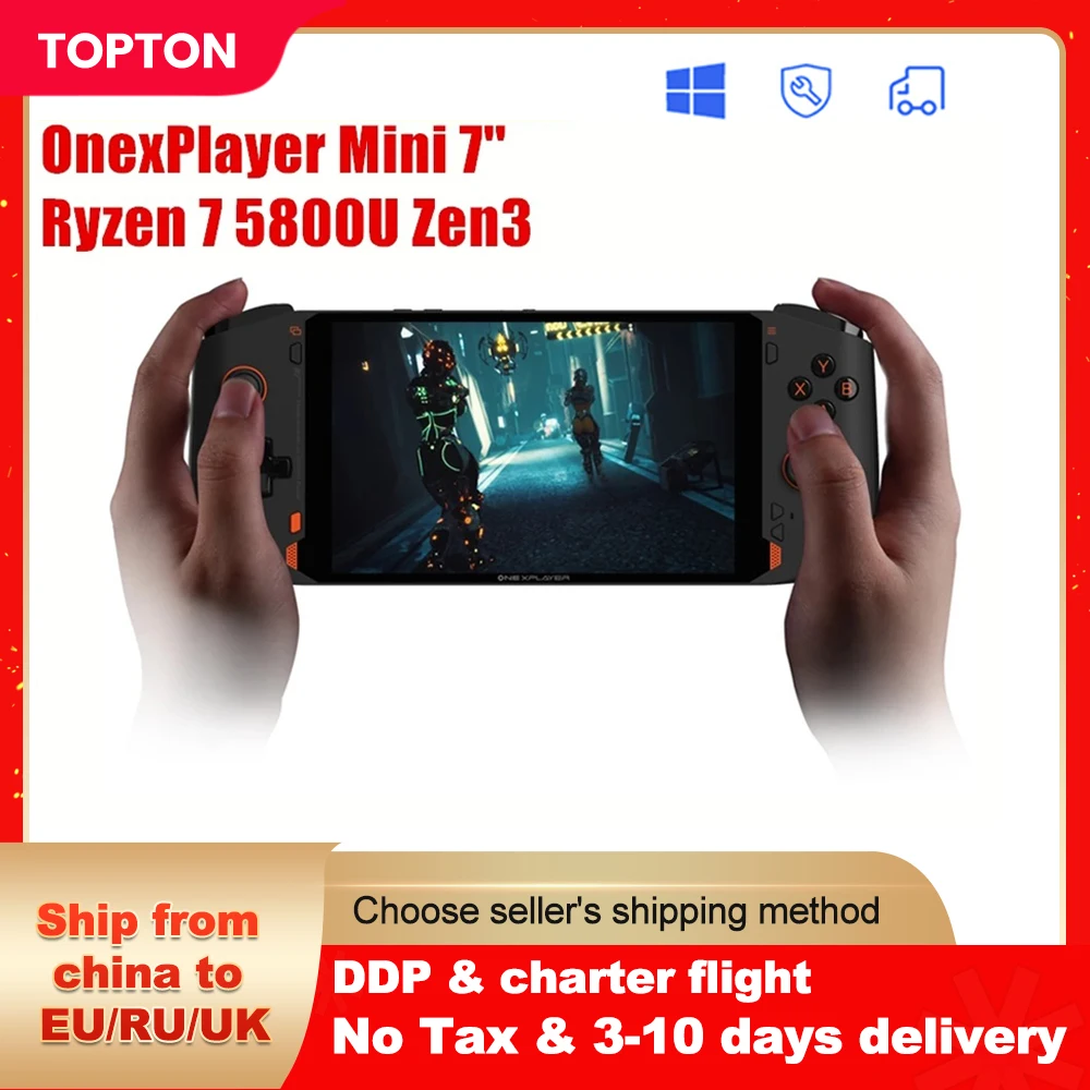 Original OnexPlayer Mini 7 Inch Video Switch Game Console Ryzen 7 5800U 16G 512G/1T/2T Gamepad PC Laptop Playstation Windows 11