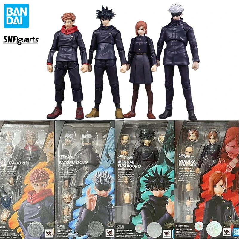 

В наличии Bandai SHF Spellback War Knotweed Yuren Wujo Gofu черная Мег аниме экшн-фигурка Игрушечная модель подарок