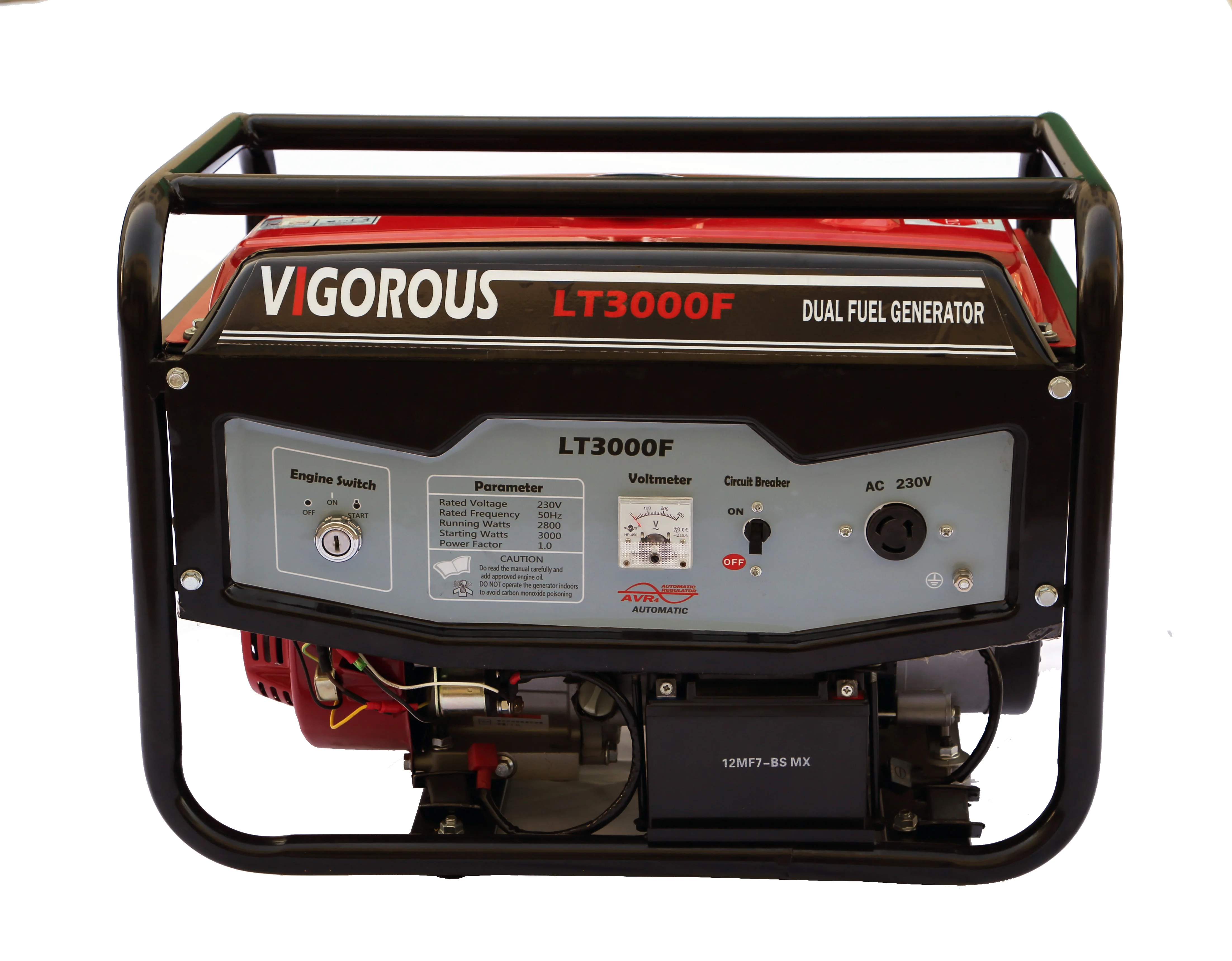 

3kW Single Phase Natural Gas And LPG Gasoline Generator/Dual Fuel Generator