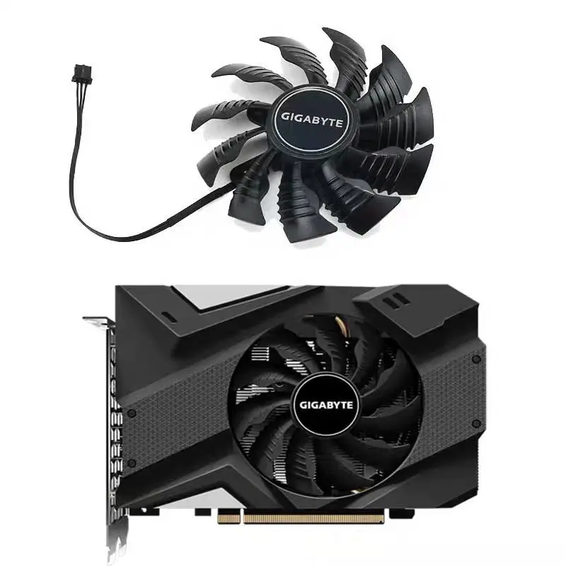 

Охладитель для видеокарты Gigabyte GTX 1650 1650SUPER itx mini, 87 мм, 3 контакта, 12 В постоянного тока, 0,55 А, GTX 1650