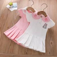2 14 years summer polo dresses for little girls kids children golf sport clothes new fashion pink polo t shirts mini dress