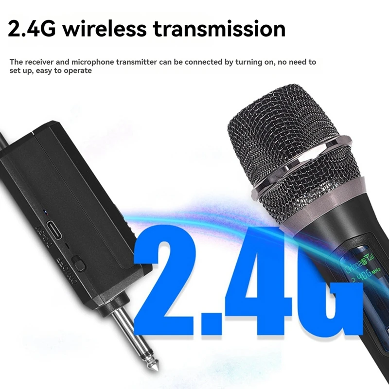Wireless Microphone Handheld Professional Suitable For Singing Party Performance Meeting Room Home