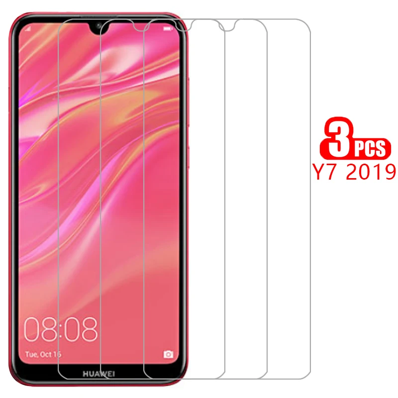 

Защитное закаленное стекло для huawei y7 pro prime 2019, протектор экрана для y72019 y 7 7y, пленка для huawey huawe huwei hawei huawi 9h