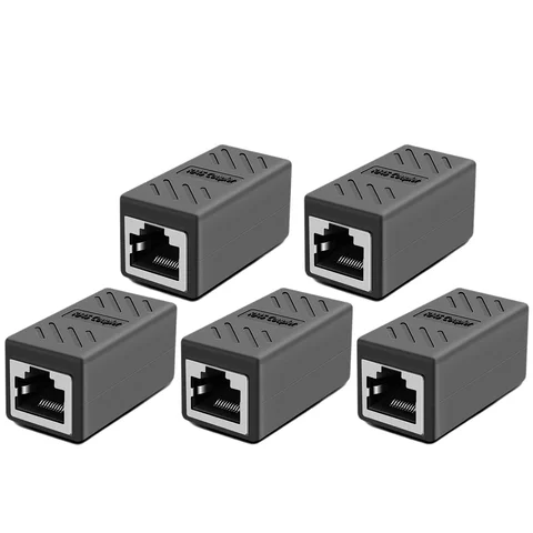 1/50 шт. RJ45 соединитель Ethernet-удлинитель 1000 Мбит/с разъем LAN Cat6/Cat5e Ethernet-кабель удлинитель адаптер «мама-мама»