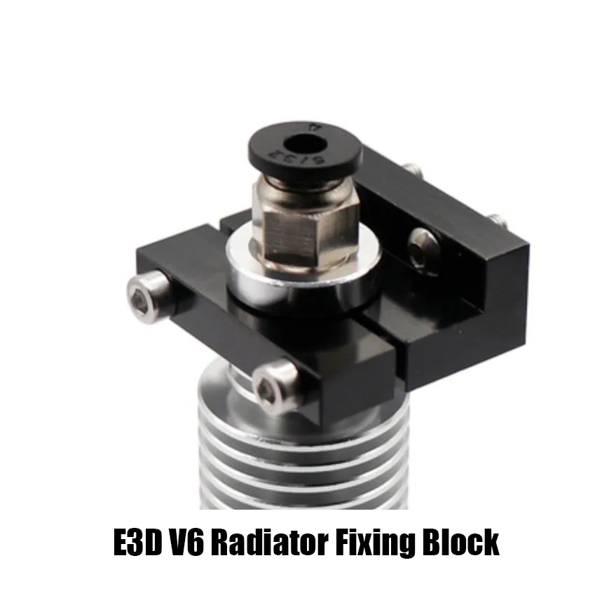 Enlarge Aluminium Bracket V6 Volcano Print Head Mounting Fixed Block for Ender-3 CR-10 Series Printer Parts 1pc