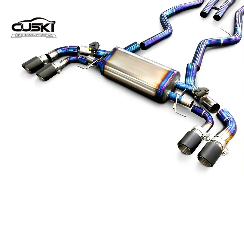 Высокая производительность с клапаном Cat задняя выхлопная труба для BMW M340/M340i 3.0T