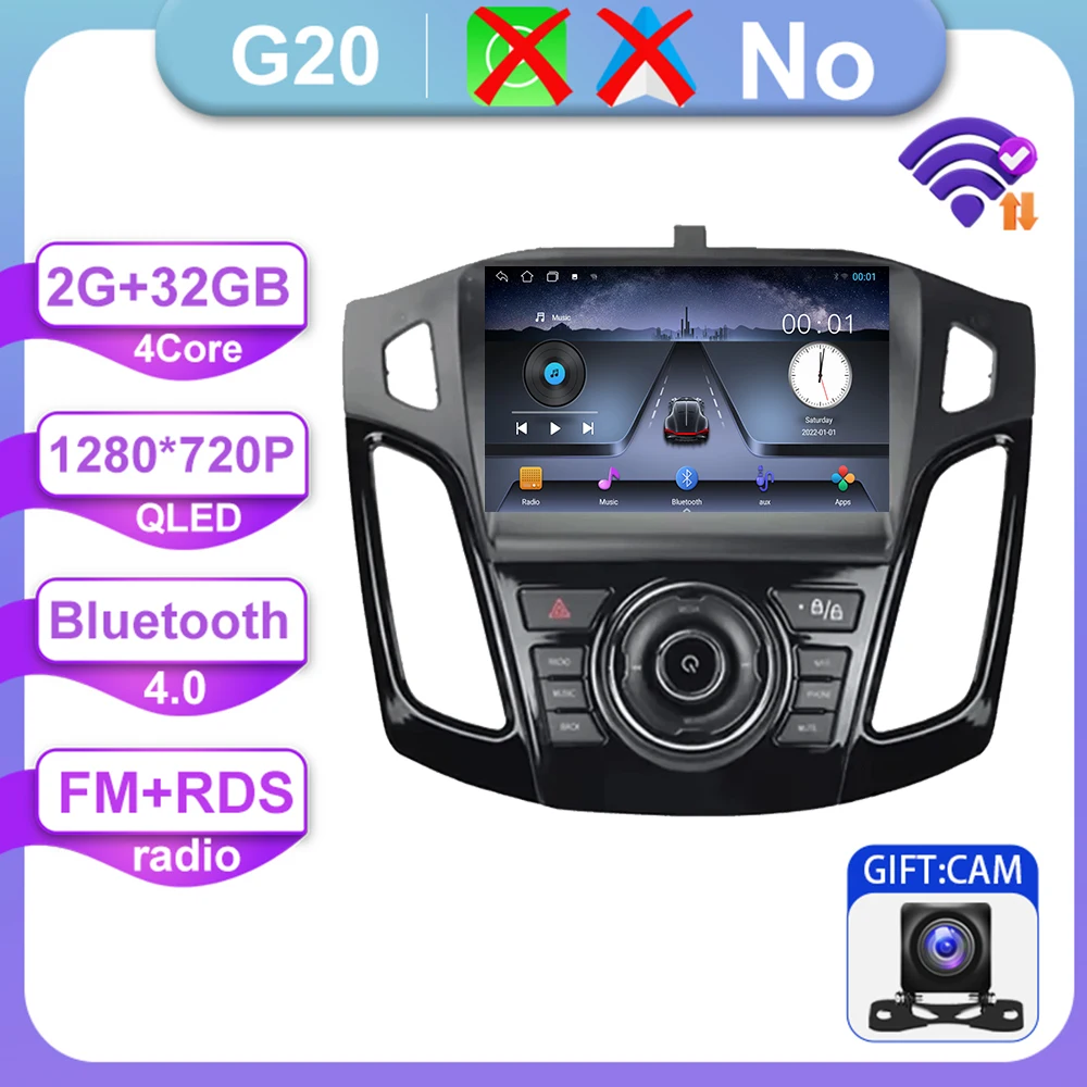 

Автомобильный мультимедийный головной блок Android для Ford Focus 3 Mk 3 2011 2012 2013 2014 2015-2019, автомобильный плеер, GPS, стерео навигация, авторадио