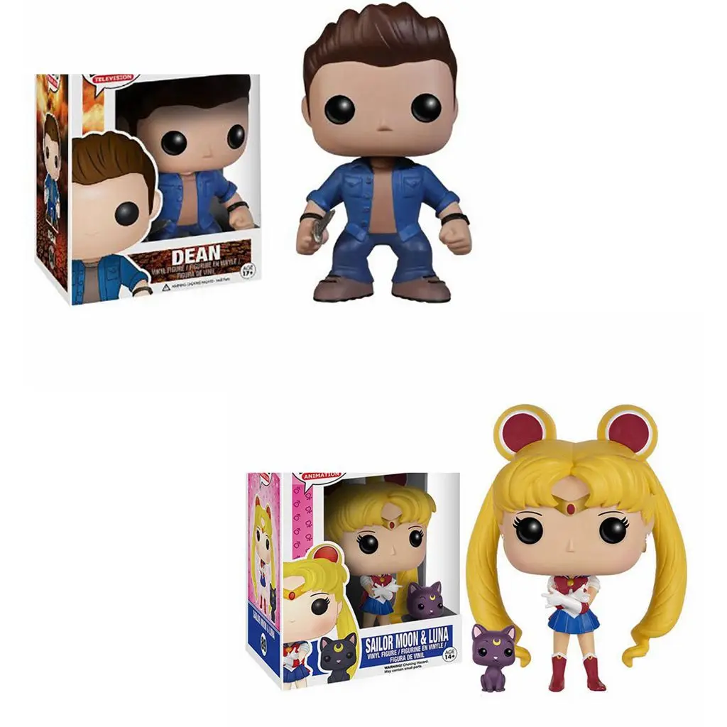 Экшн-фигурки супер натуральные 94 # Кастиэль 95 Сейлор Мун Луна кот 89 виниловые