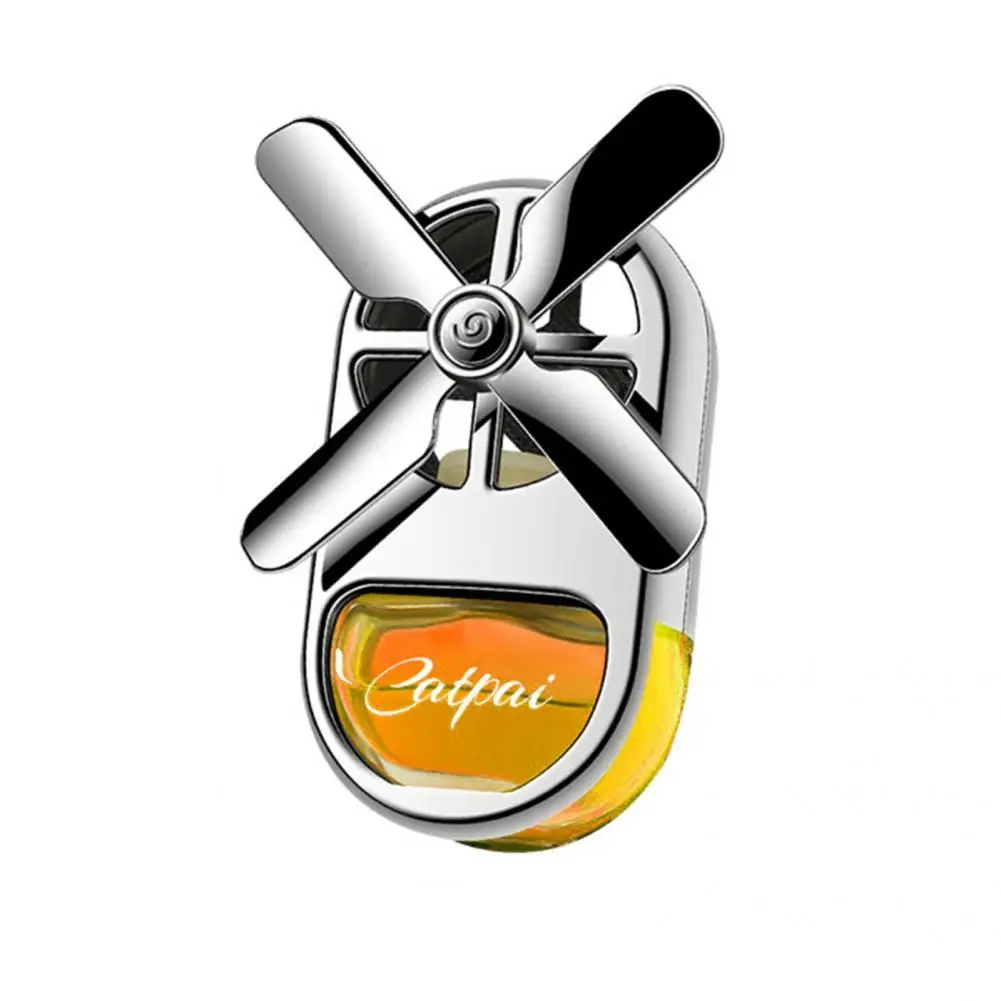 

10ml Car Air Perfume Practical Car Air Freshener Vent Clip Fan Design Long-lasting Use Car Air Freshener