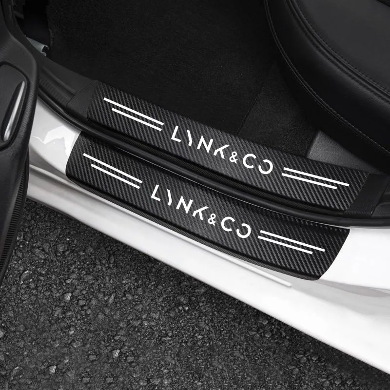 Наклейки для защиты заднего бампера от царапин Lynk &amp Co 01 05 09 02 03 педаль