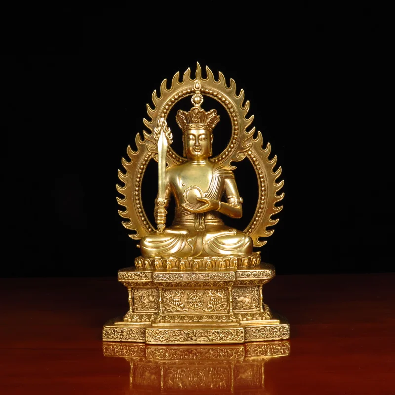 

Pure Copper Empty Hidden Buddha Ornament Year of Ox Tiger Twelve Zodiac Zodiac Buddha Guardian God Bodhisattva Worship Statue