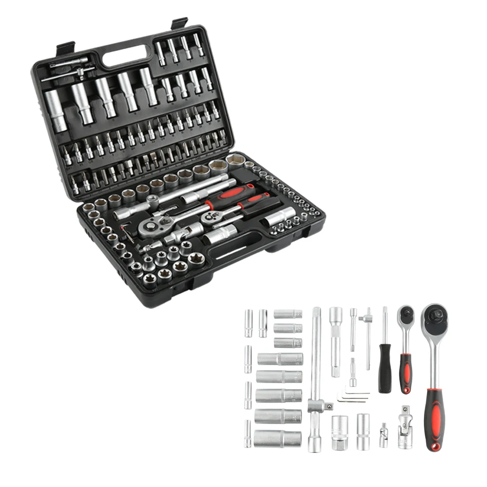 

108pcs Multifunctional Combination Toolbox Sets Repair Kit Box Household Maintenance Tools Automobile Repair Tool Hand Tool HWC