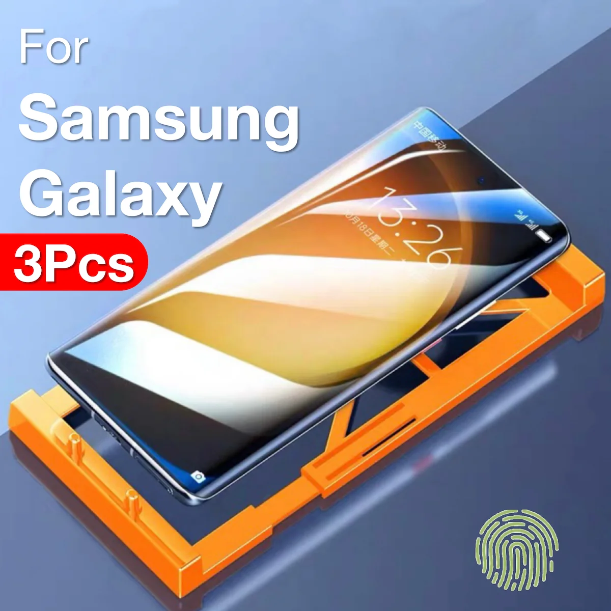 3 шт. для Samsung Galaxy S24 S23 Ultra S22 S21 S20 S10 S9 S8 PLUS Note 20 10 9 8 защита экрана с комплектом не