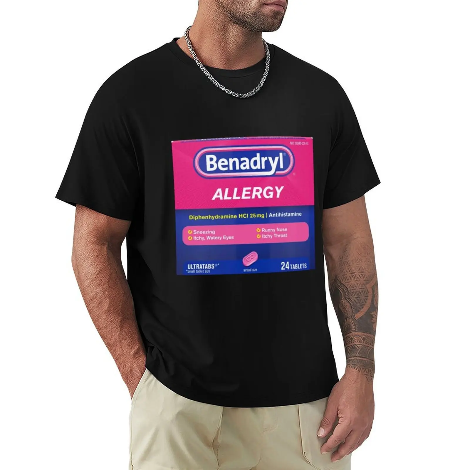 Фото Футболка Benadryl Allergy Tabs для летнего отдыха №1