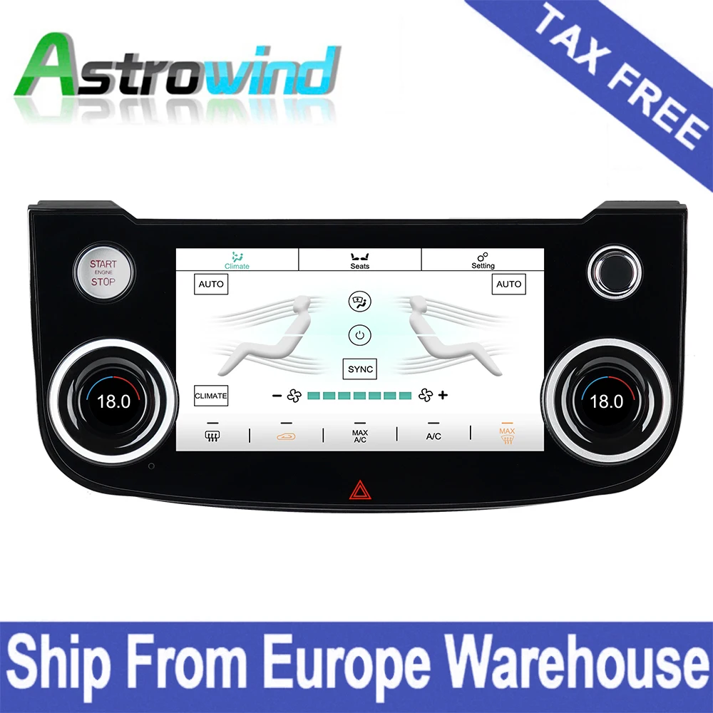 

Air Conditioning Board AC Panel for Jaguar F-Pace XE XEL XF XFL 2016-2019 Climate Control Air Conditioner LCD Touch Screen