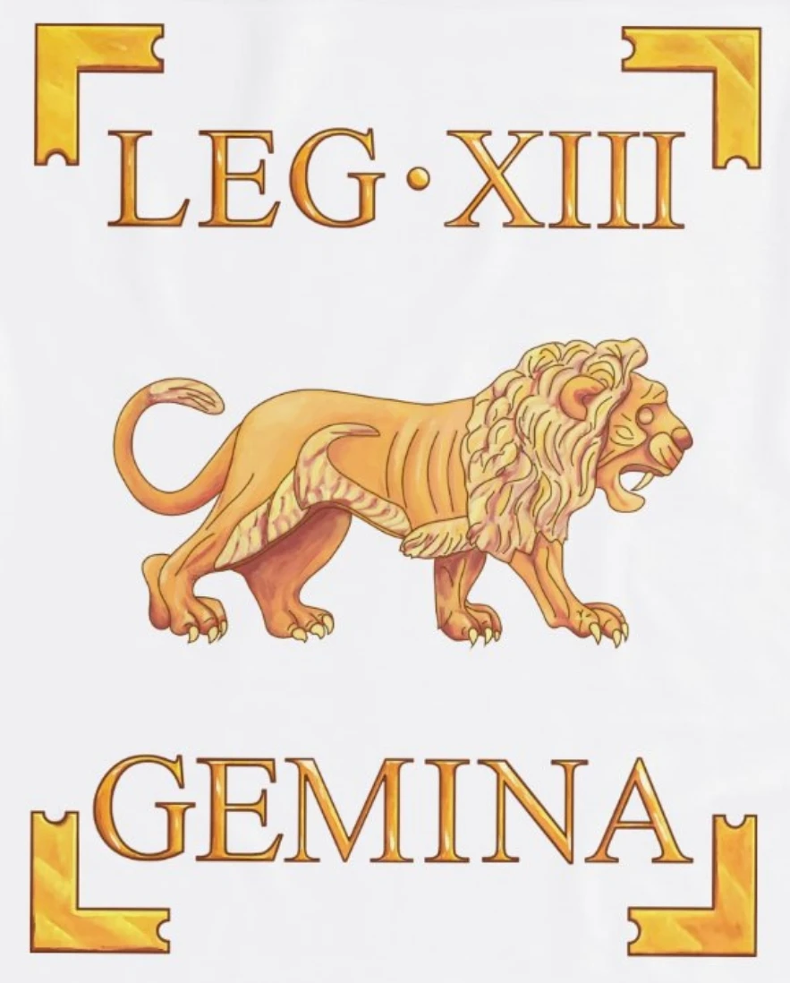 Legio XIII Gemina Lion символ Vexillum 13st Roman Legion пуловер с капюшоном новая удобная