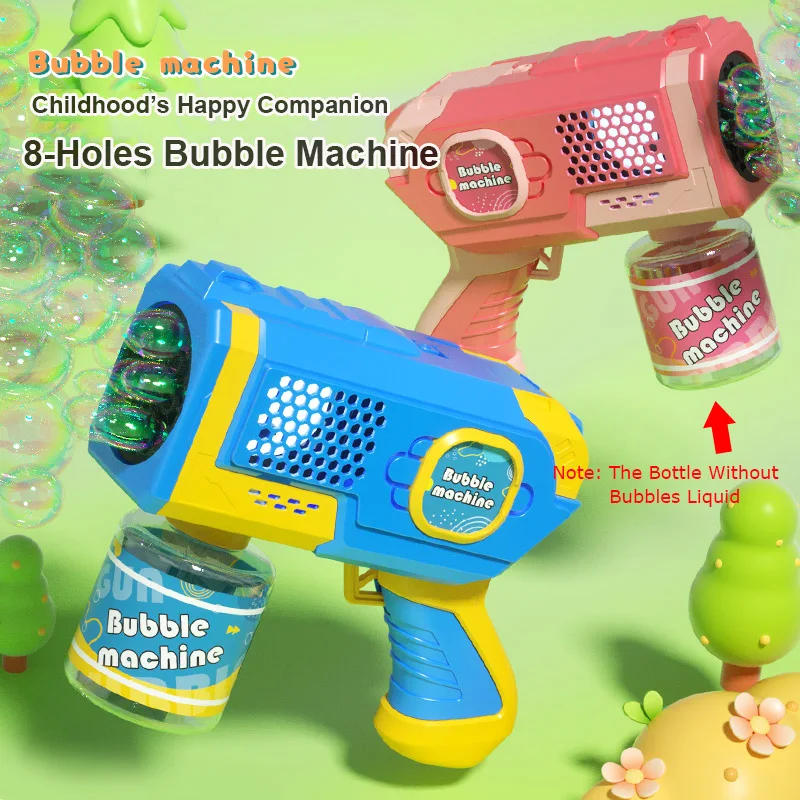 

Bubble Gun Blower (Without Bubbles Liquid) Bubble Blower Machine for Kids Bubble Machine Summer Outdoor Outside Play Toys Boys