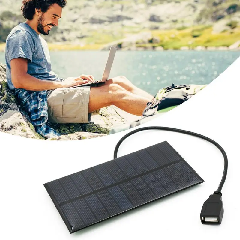 

Solar Charger 300mA 5.5V Portable Solar Chargers 300mA Solar Charger With USB Port For Outdoor Camping Phone Tablets Charging 13