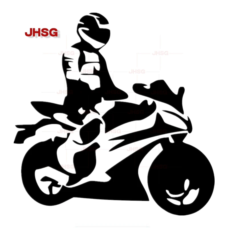 

Автомобильные наклейки, крутой мотоциклетный мотоциклист, виниловый шлем, грузовик, Тяговая коробка, декоративные аксессуары, наклейки, во...