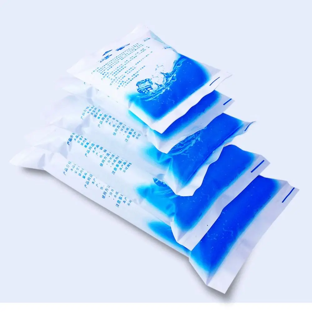 

10Pcs Reusable Ice Bag Water Injection Icing Cooler Bag Pain Cold Compress Drinks Refrigerate Food Keep Fresh Gel Dry Ice Pack