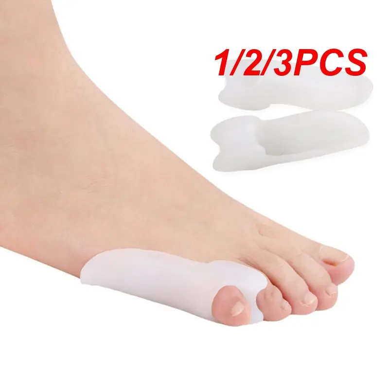 

1/2/3PCS =1Pair Silicone Toes Separator Bunion Bone Ectropion Adjuster Toes Outer Appliance Foot Care Tools Hallux Valgus