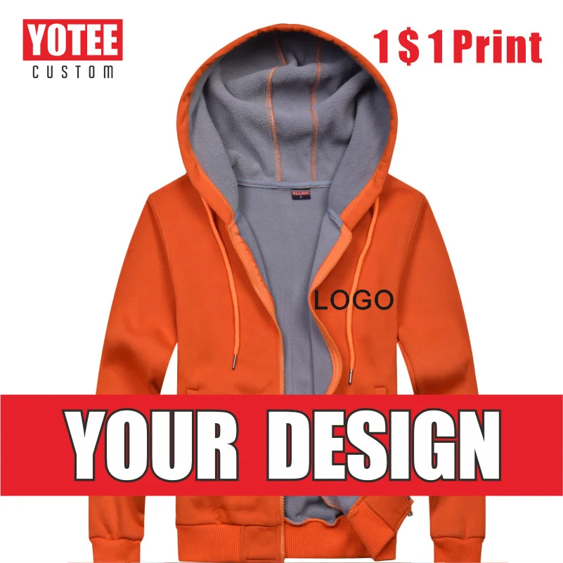 

Zipper oodie Fasion Brand Custom Ticken Men's Sweatsirt Solid Color Top oodie Fall Winter New DIY