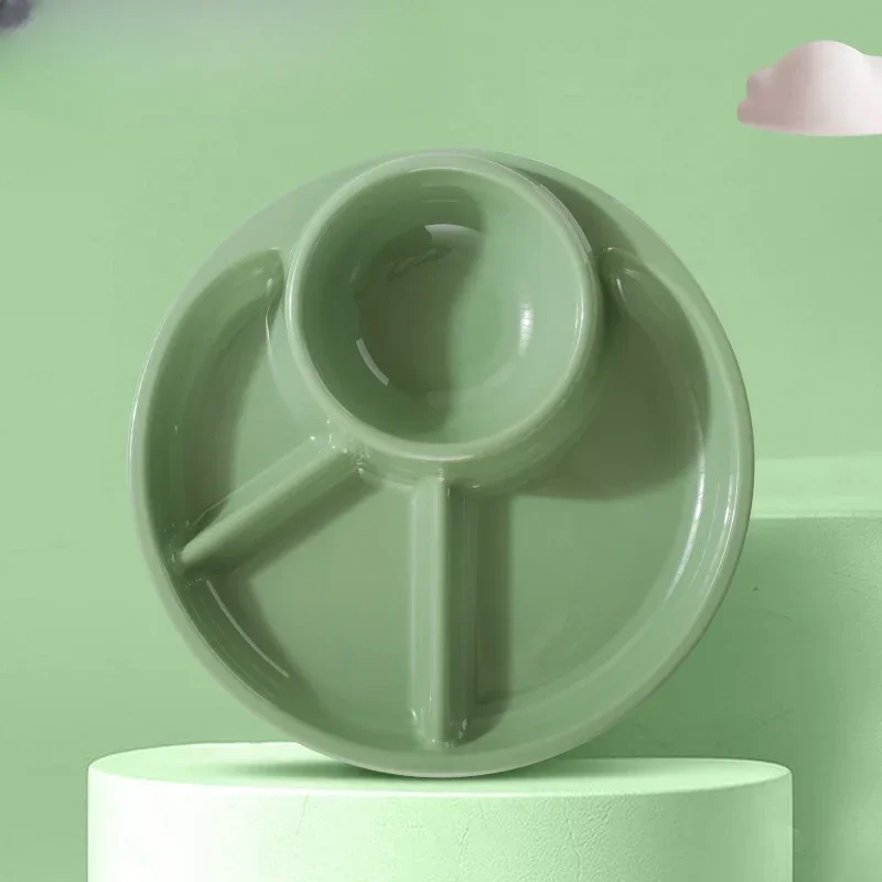 

Барриатрическая Порционная Тарелка, Круглая Пластиковая Однотонная Блюдо Для Шведского Стола Для Планирования Диеты