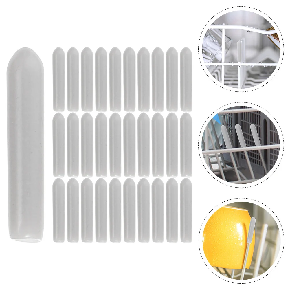 

200 Pcs Dishwasher Prong Rack Caps Dishwasher Rack Caps Dishwasher Prong Rack Tips Jacket Dishwasher Sheath Cap