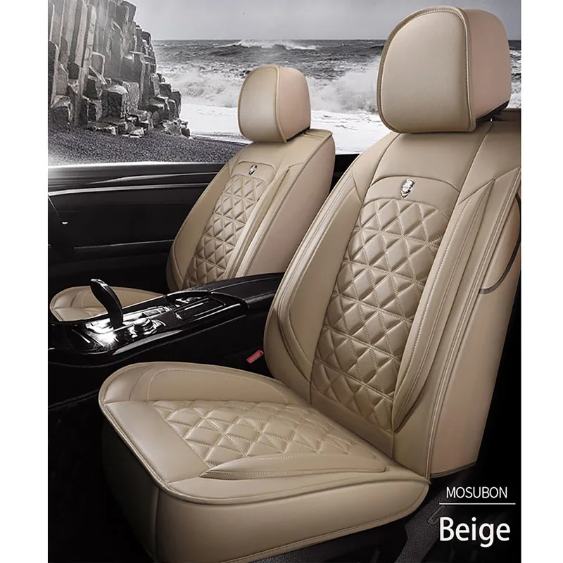 Универсальные кожаные чехлы для автомобильных сидений Volkswagen C-TREK CC ID.4 CROZZ ID.7 VIZZION