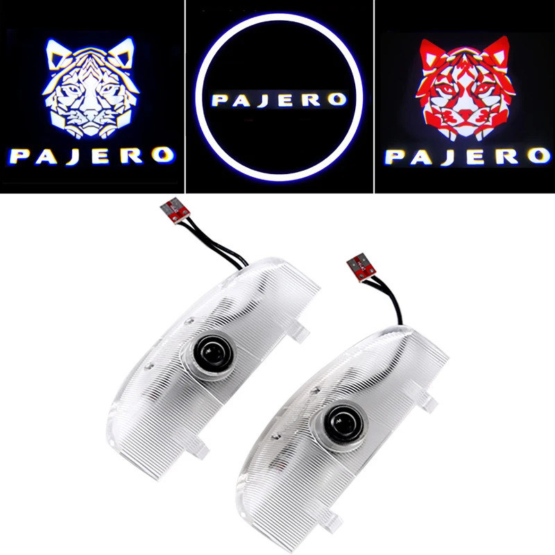 2 шт. светодиодные автомобильные лампы для дверей Mitsubishi Pajero V87 V93 V97 V80 2008-2020