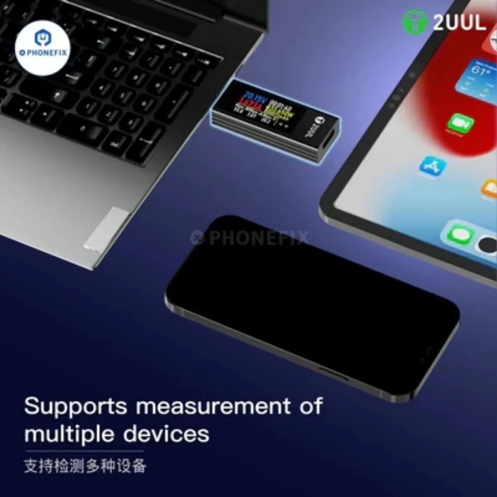 USB Type-c Амперметр для измерения напряжения в реальном времени монитор проверки